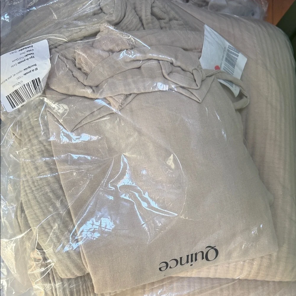 Quince Organic Airy Gauze Duvet Cover Set – Full/Queen